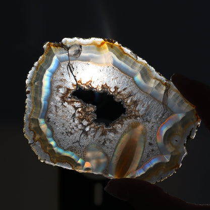 Iris Agate Slices Set of 3 - Expert Wholesale and Supplier of Wholesale Crystals & Bulk Gemstones, ["Agate","Iris Agate","Slices and Slabs"]