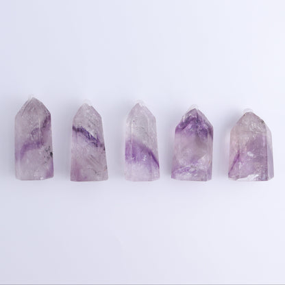 Amethyst Towers Set of 5 - Expert Wholesale and Supplier of Wholesale Crystals & Bulk Gemstones, ["Amethyst","Brazil","Towers"]
