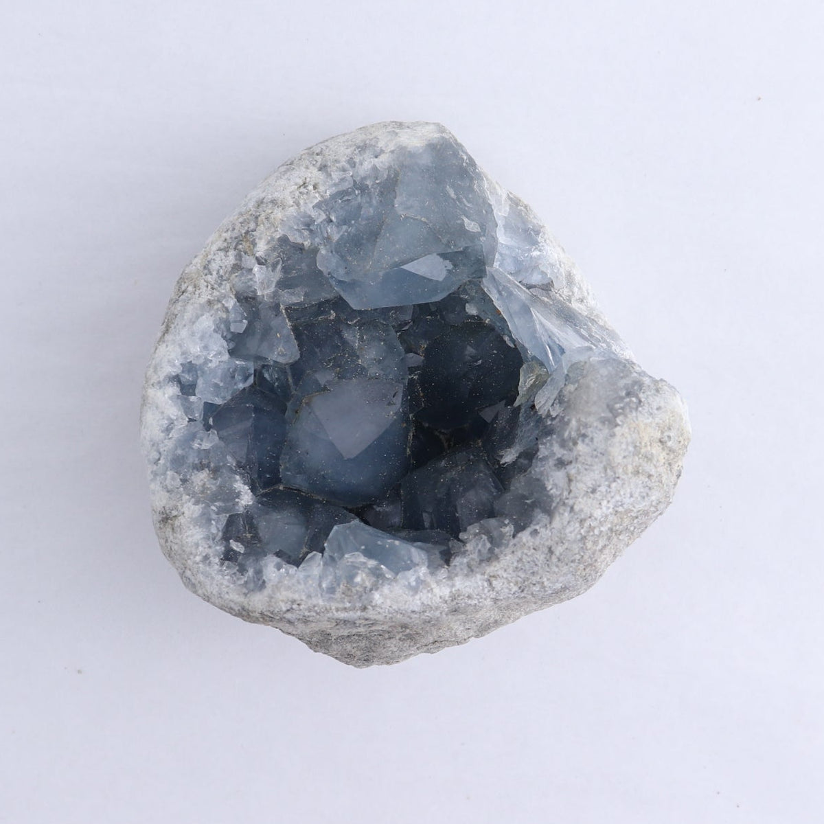 Celestite Clusters Set of 3 - wholesale crystals