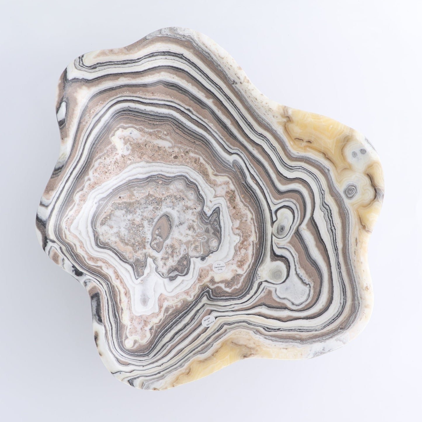 Mexican Onyx/Calcite Bowl 13"