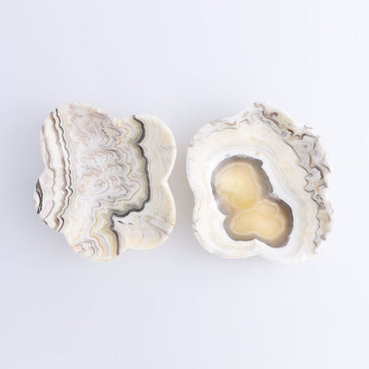 One Mexican Onyx/Calcite Yellow & White Zebra Irregular Bowl - Expert Wholesale and Supplier of Wholesale Crystals & Bulk Gemstones, ["bowl","Bowls","Calcite","Catalog Onyx","Decorative Dish","Mexico","onyx"]