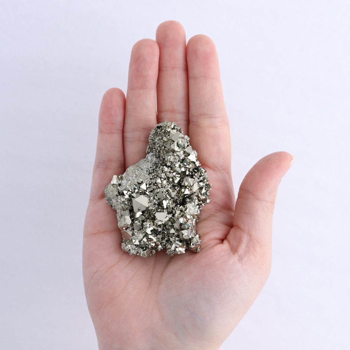 Pyrite Clusters Set of 4