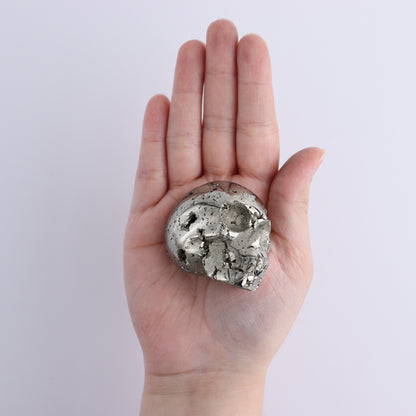 Pyrite Skulls Set of 6 - Expert Wholesale and Supplier of Wholesale Crystals & Bulk Gemstones, ["Hearts","Peru","Pyrite"]