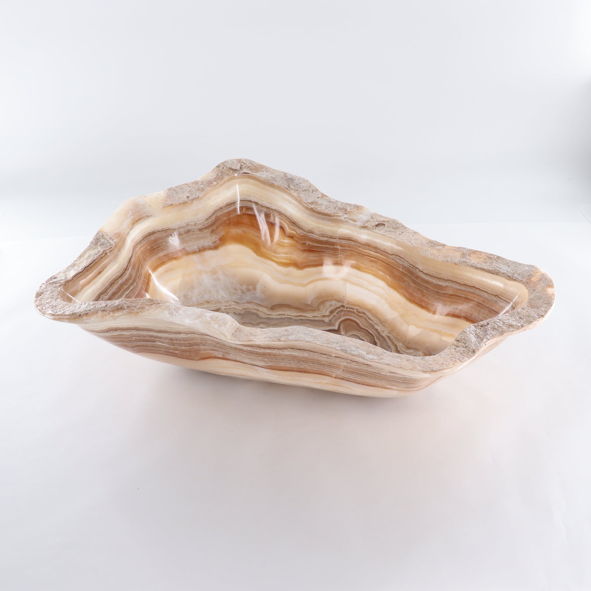 Mexican Onyx/Calcite Bowl - Expert Wholesale and Supplier of Wholesale Crystals & Bulk Gemstones, ["Bowls","Calcite","Mexico","onyx"]