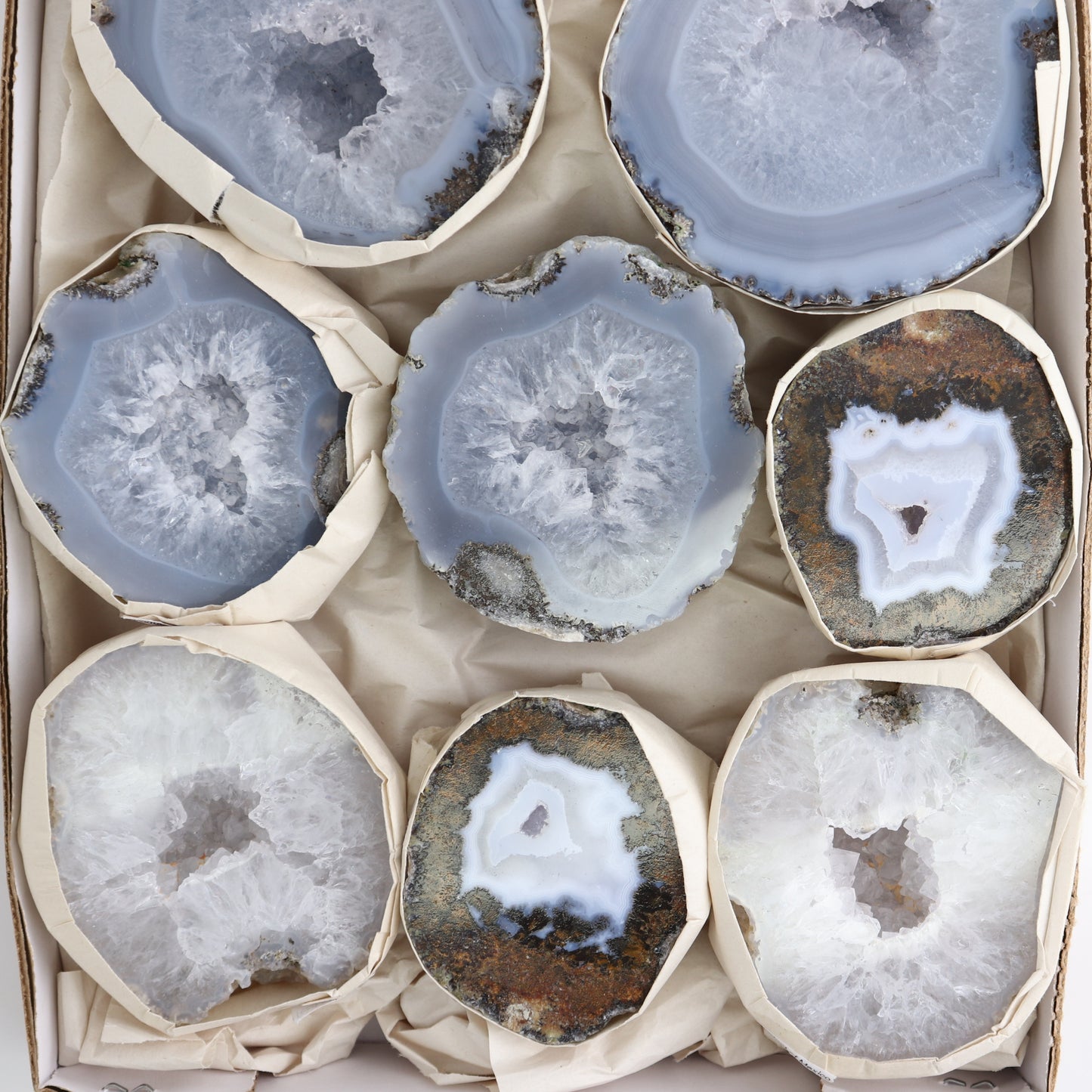 Las Choyas Geodes Set of 8