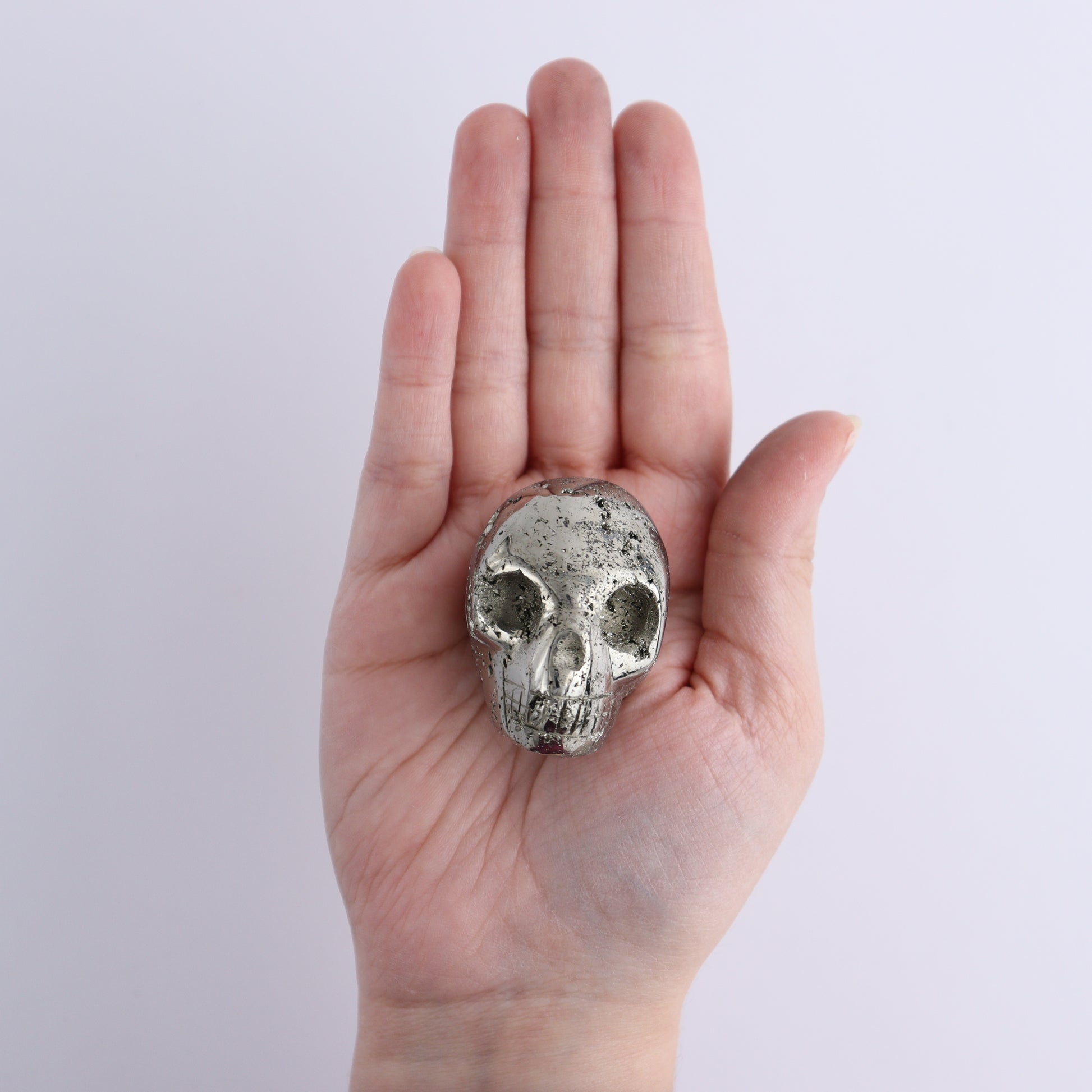 Pyrite Skulls Set of 6 - Expert Wholesale and Supplier of Wholesale Crystals & Bulk Gemstones, ["Hearts","Peru","Pyrite"]