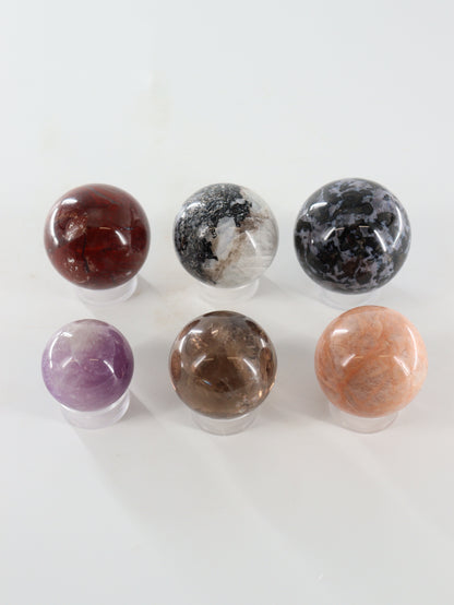 Mixed Spheres Set of 6 - Expert Supplier of Wholesale Crystals & Bulk Gemstones