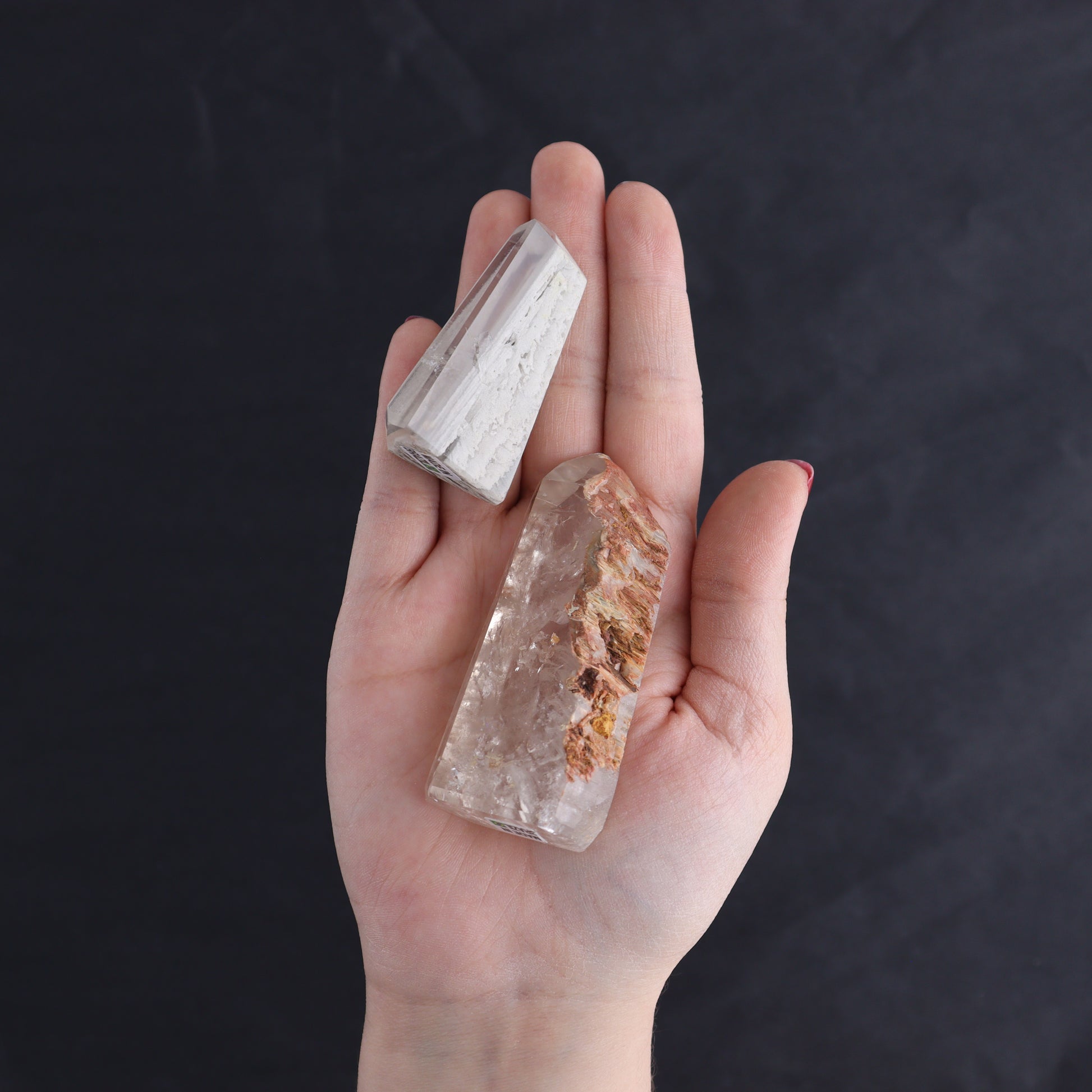 Rutilated Quartz Mixed Towers & Freeform Set of 11 - Expert Wholesale and Supplier of Wholesale Crystals & Bulk Gemstones, ["Brazil","Freeform","Rutilated Quartz","Towers"]