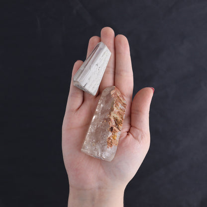Rutilated Quartz Mixed Towers & Freeform Set of 11 - Expert Wholesale and Supplier of Wholesale Crystals & Bulk Gemstones, ["Brazil","Freeform","Rutilated Quartz","Towers"]