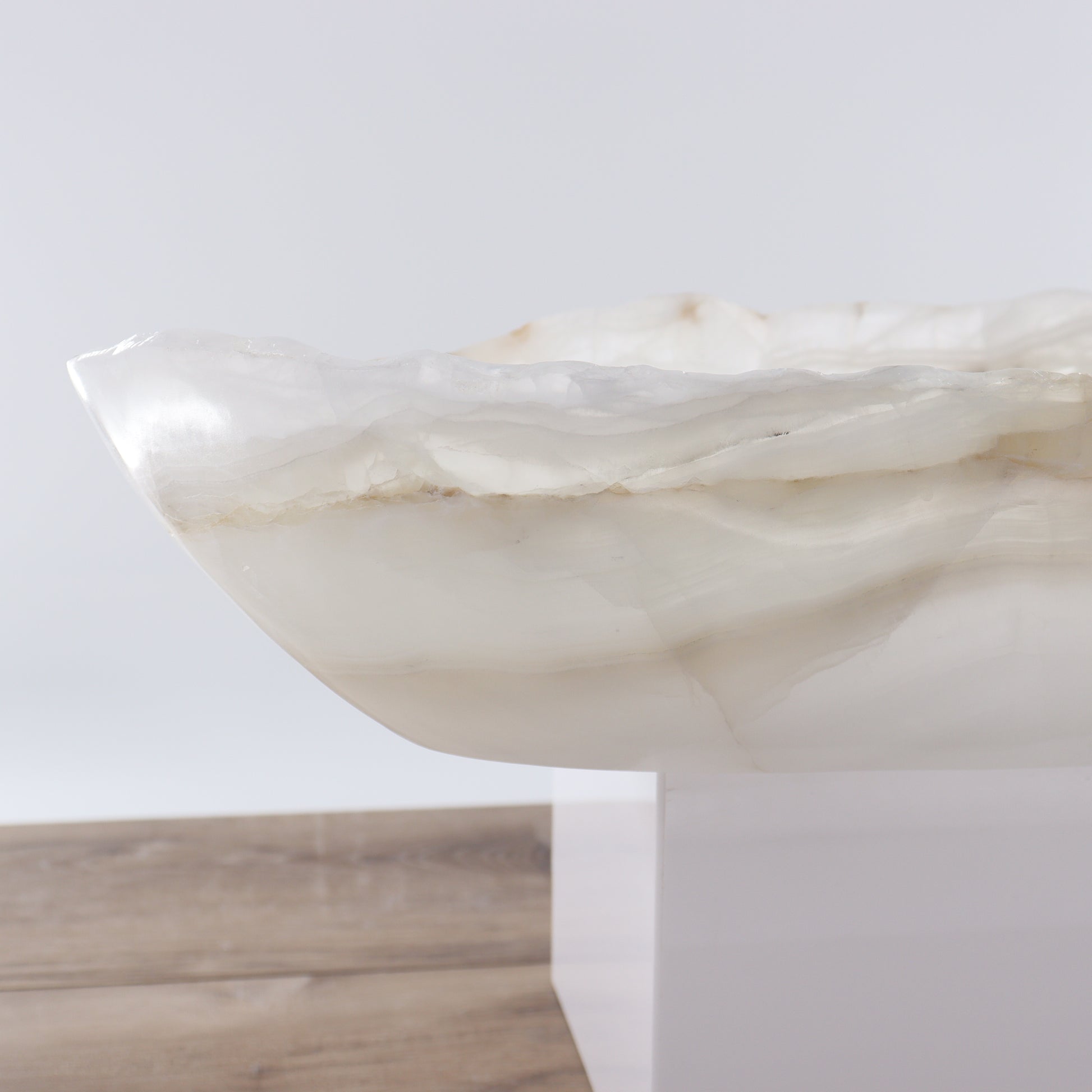 Mexican Onyx/Calcite Canoe Bowl - Expert Wholesale and Supplier of Wholesale Crystals & Bulk Gemstones, ["Bowls","Calcite","canoe","Mexico","onyx"]