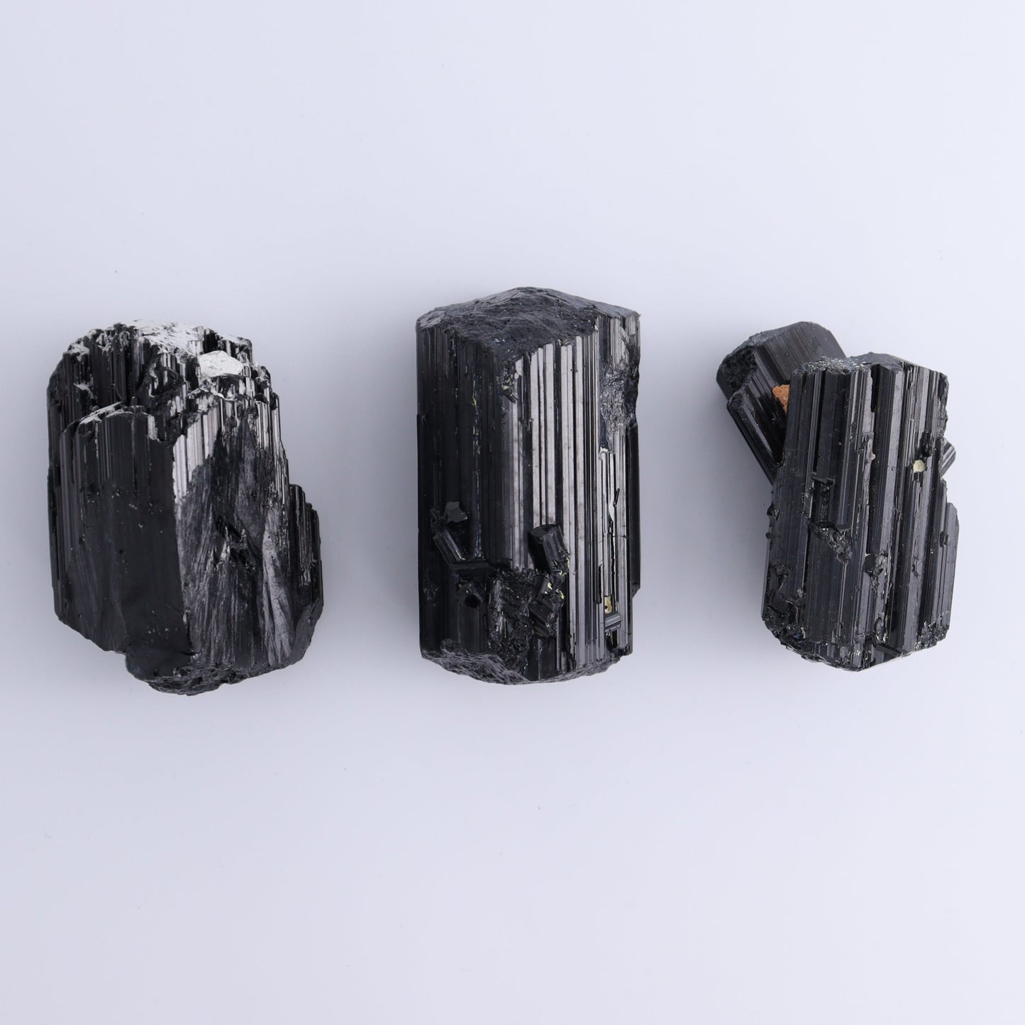 Black Tourmaline Roughs Set of 6 - Expert Wholesale and Supplier of Wholesale Crystals & Bulk Gemstones, ["Black Tourmaline","Madagascar","Rough","Tourmaline"]