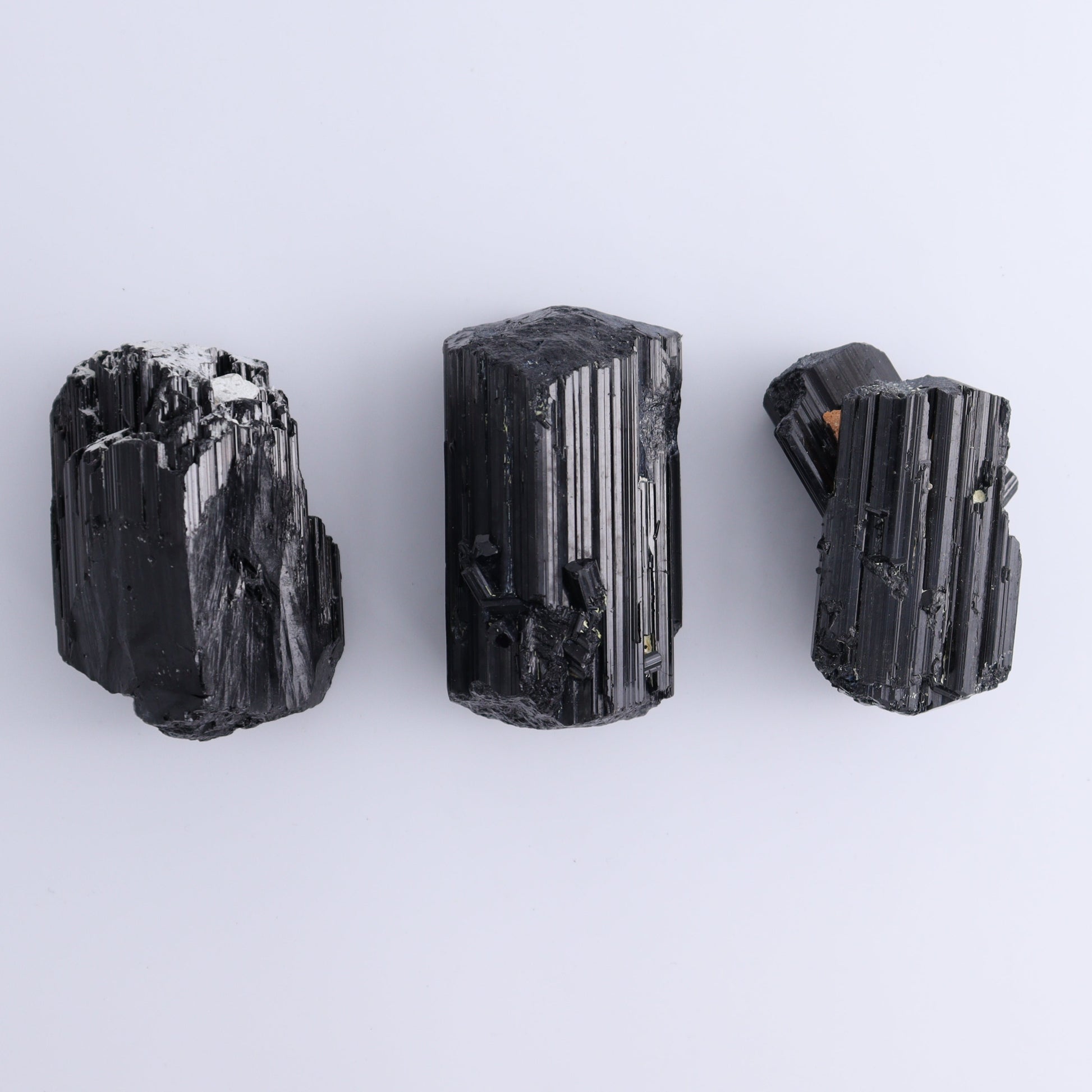 Black Tourmaline Roughs Set of 6 - Expert Wholesale and Supplier of Wholesale Crystals & Bulk Gemstones, ["Black Tourmaline","Madagascar","Rough","Tourmaline"]