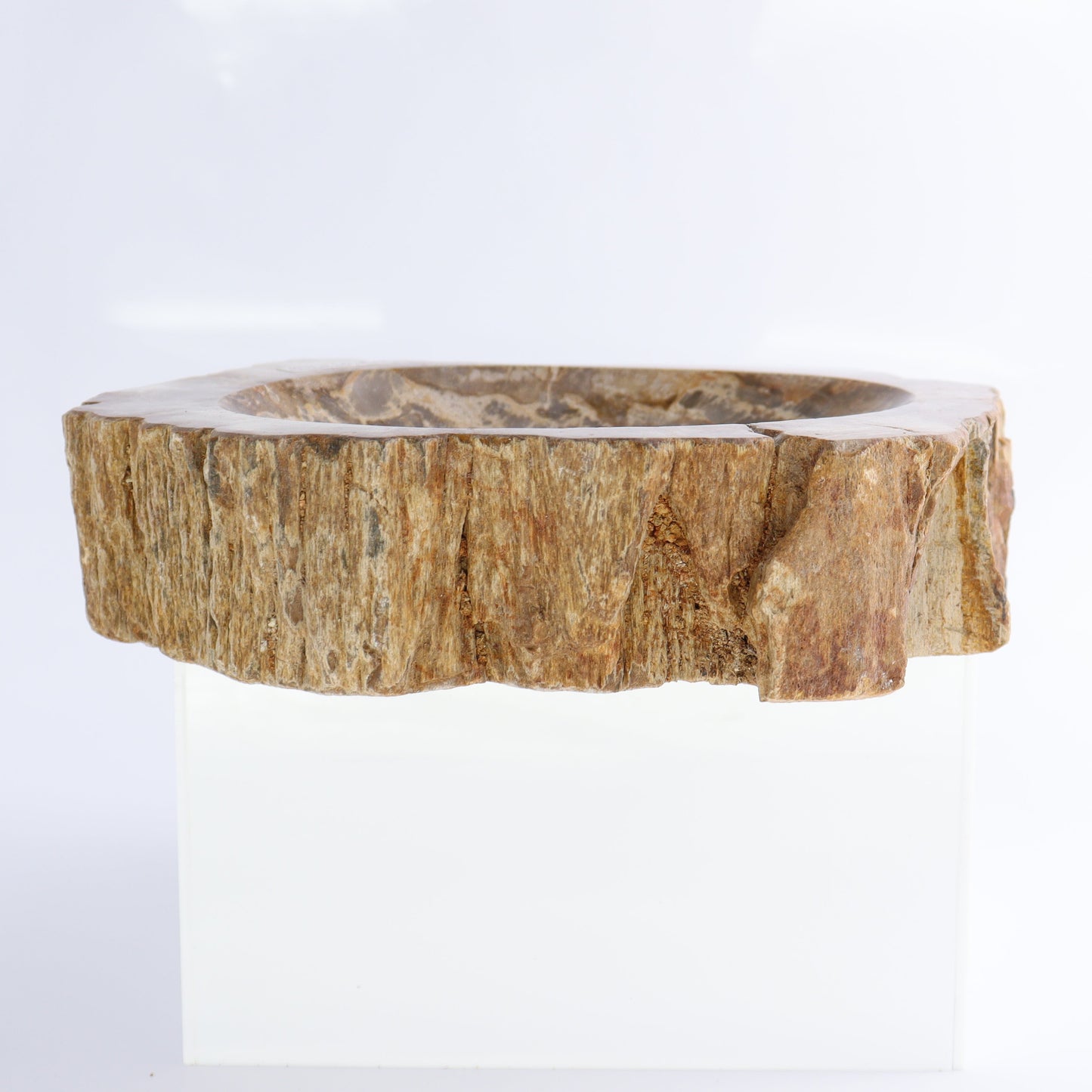 Petrified Wood Bowls Set of 2 - Expert Wholesale and Supplier of Wholesale Crystals & Bulk Gemstones, ["Bowls","Indonesia","Petrified Wood"]