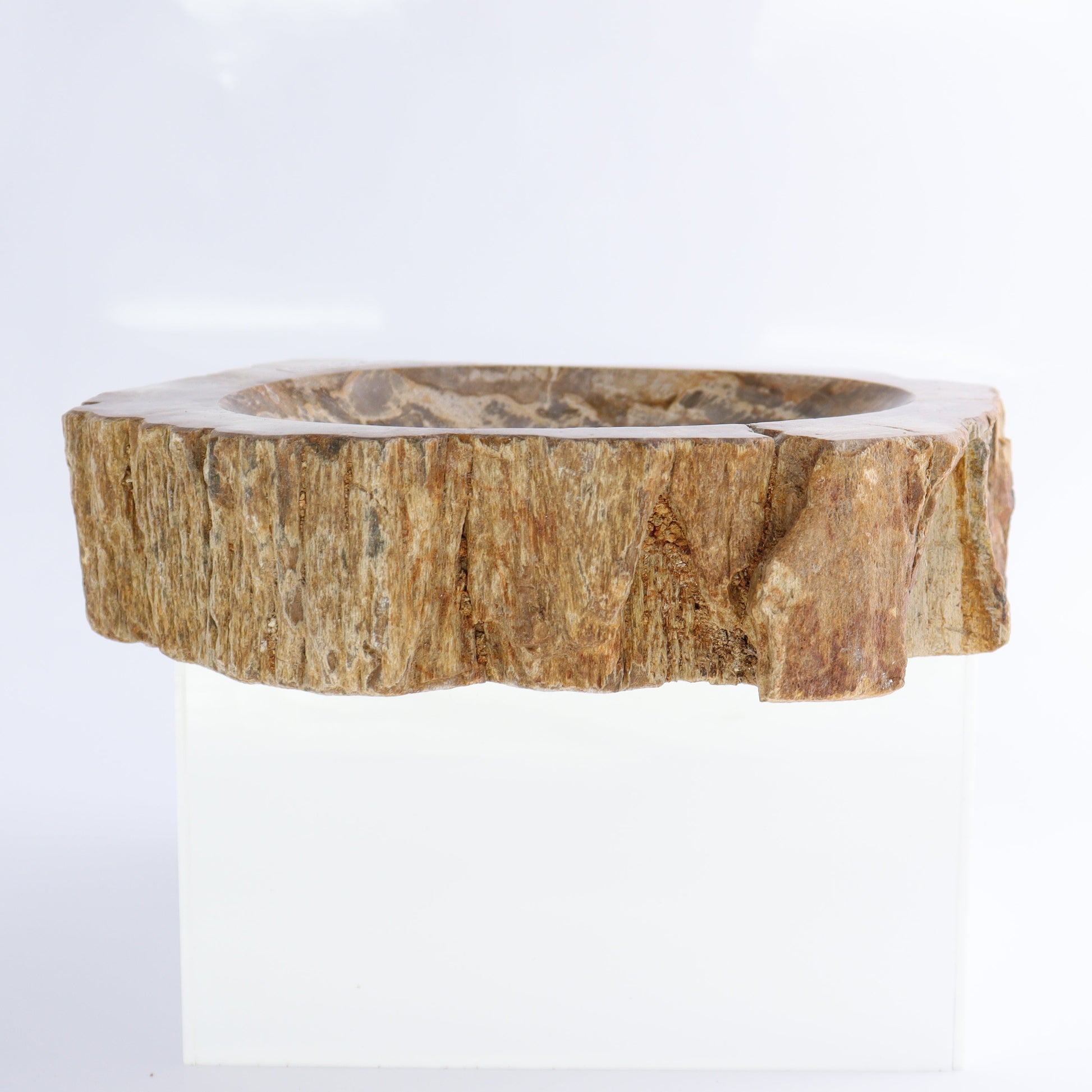 Petrified Wood Bowls Set of 2 - Expert Wholesale and Supplier of Wholesale Crystals & Bulk Gemstones, ["Bowls","Indonesia","Petrified Wood"]