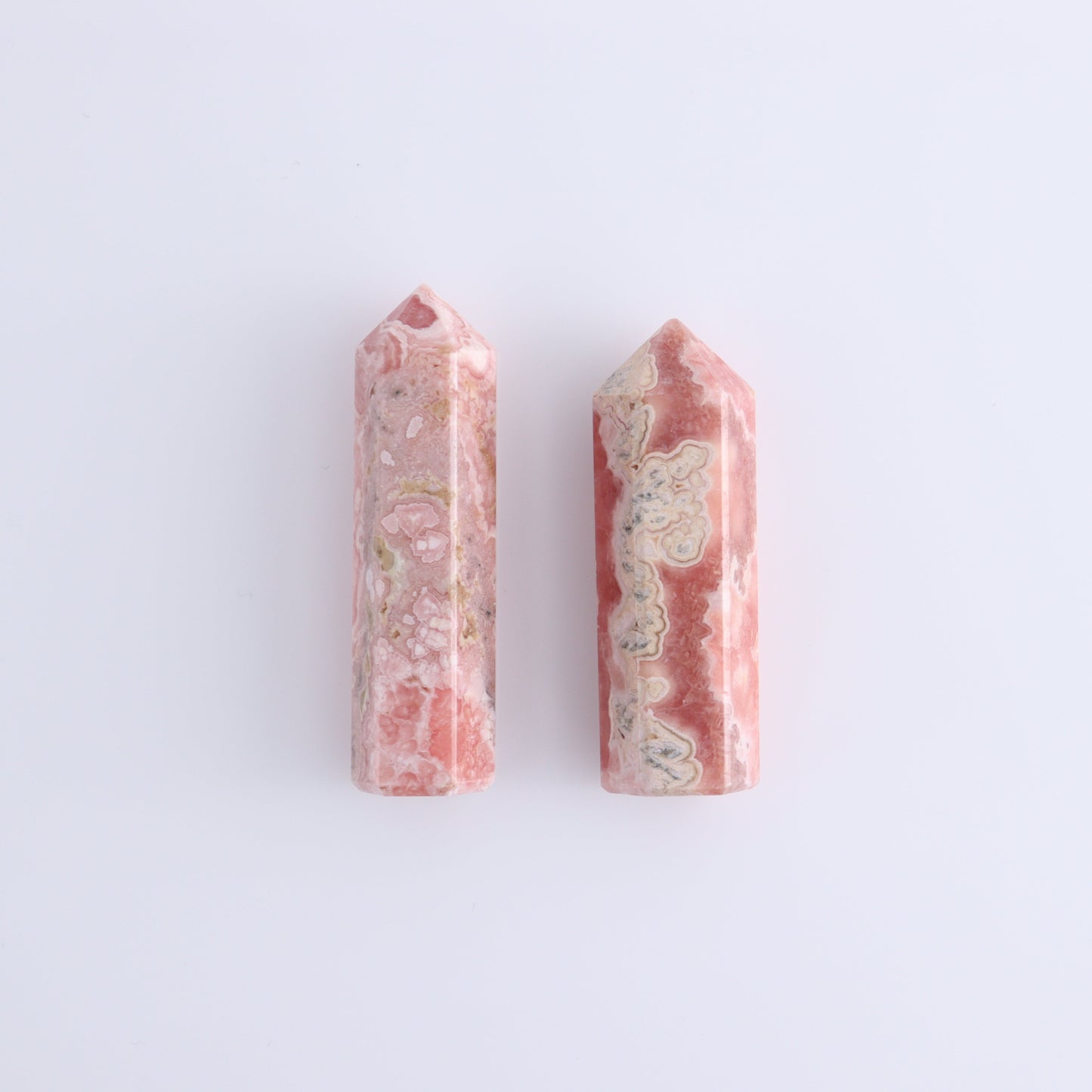 Rhodochrosite Towers Set of 5 - Expert Wholesale and Supplier of Wholesale Crystals & Bulk Gemstones, ["Argentina","Rhodochrosite","Towers"]
