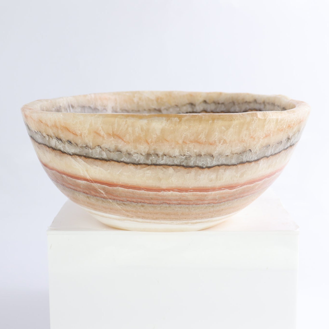 Mexican Onyx/Calcite Bowl 10"
