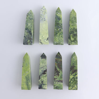 Serpentine Obelisk Set of 8