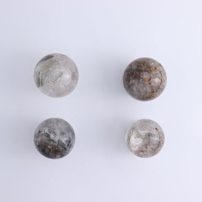 Garden Quartz Spheres Set of 9 - Expert Wholesale and Supplier of Wholesale Crystals & Bulk Gemstones, ["China","Garden Quartz","Spheres"]