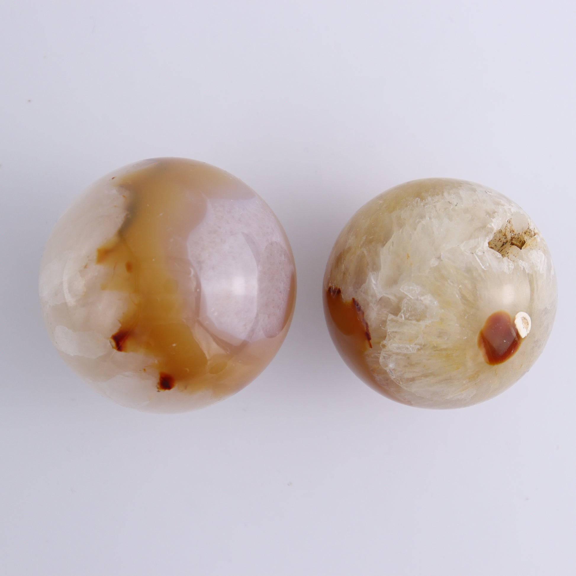 Carnelian Spheres Set of 7 - Expert Wholesale and Supplier of Wholesale Crystals & Bulk Gemstones, ["carnelian","Madagascar","Spheres"]