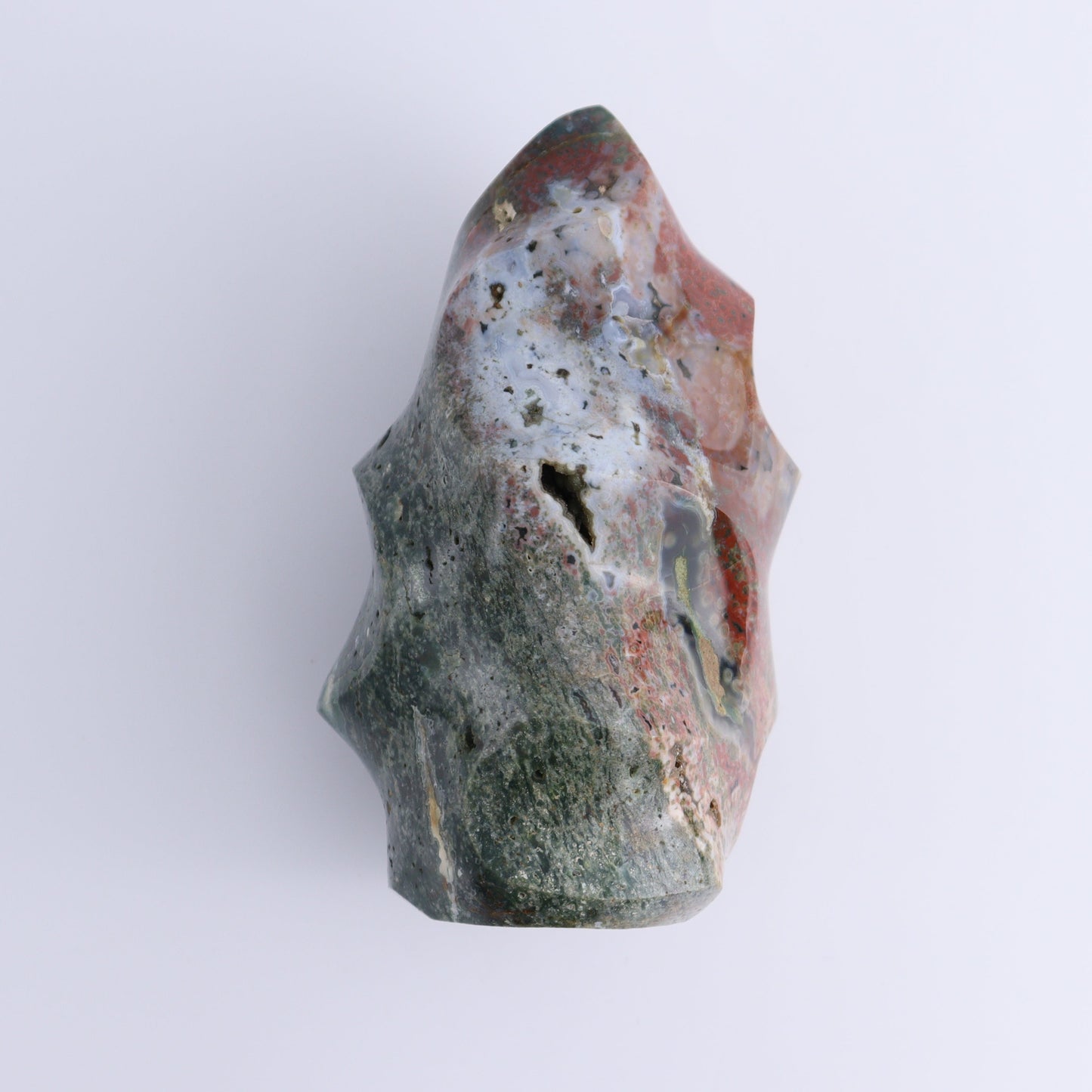 Ocean Jasper Flames Set of 4 - Expert Wholesale and Supplier of Wholesale Crystals & Bulk Gemstones, ["flames","jasper","Madagascar","Ocean Jasper"]