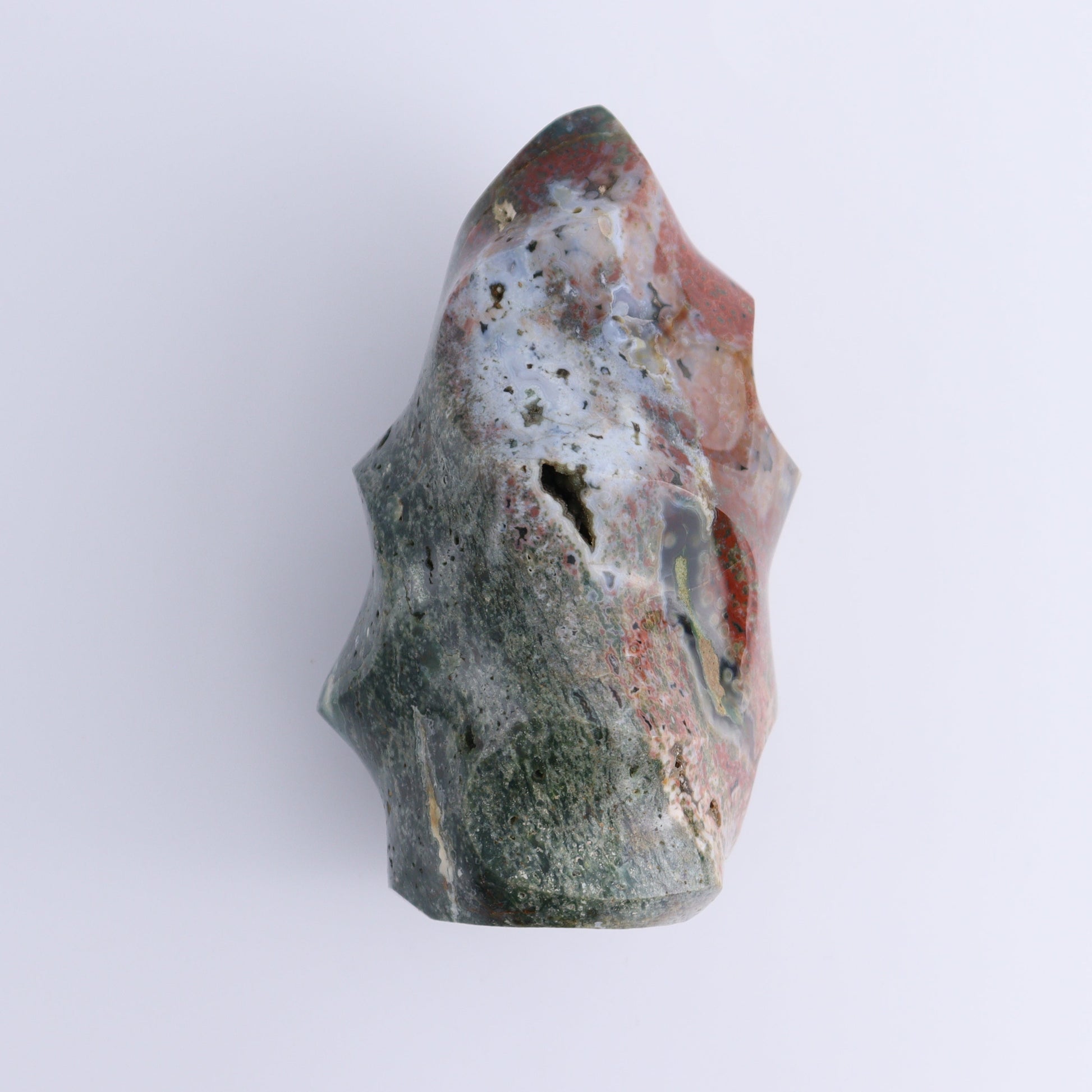 Ocean Jasper Flames Set of 4 - Expert Wholesale and Supplier of Wholesale Crystals & Bulk Gemstones, ["flames","jasper","Madagascar","Ocean Jasper"]