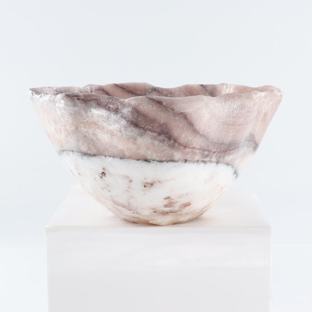 Mexican Onyx/Calcite Bowl 12"