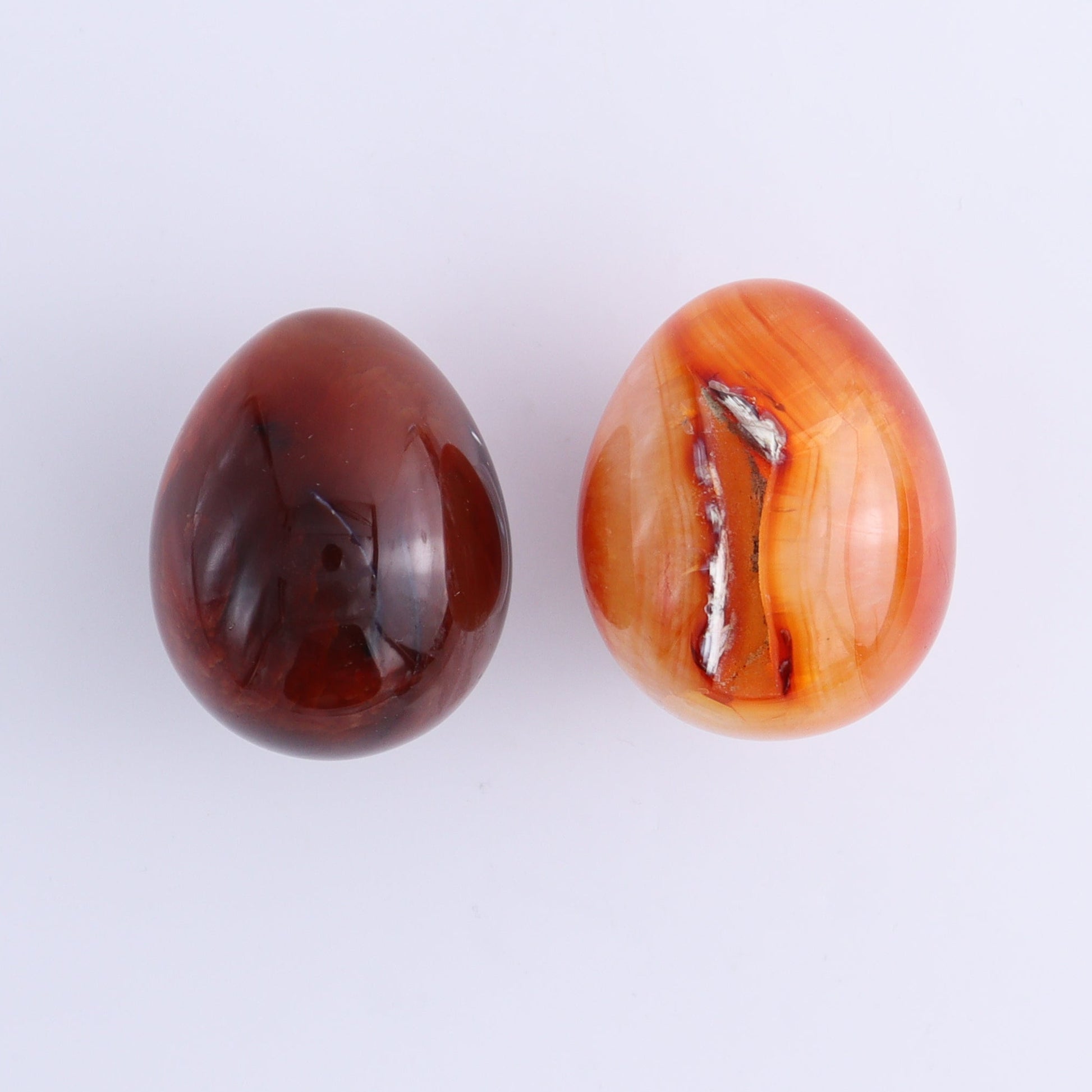 Carnelian Eggs Set of 12 - Expert Wholesale and Supplier of Wholesale Crystals & Bulk Gemstones, ["carnelian","Eggs","Madagascar"]