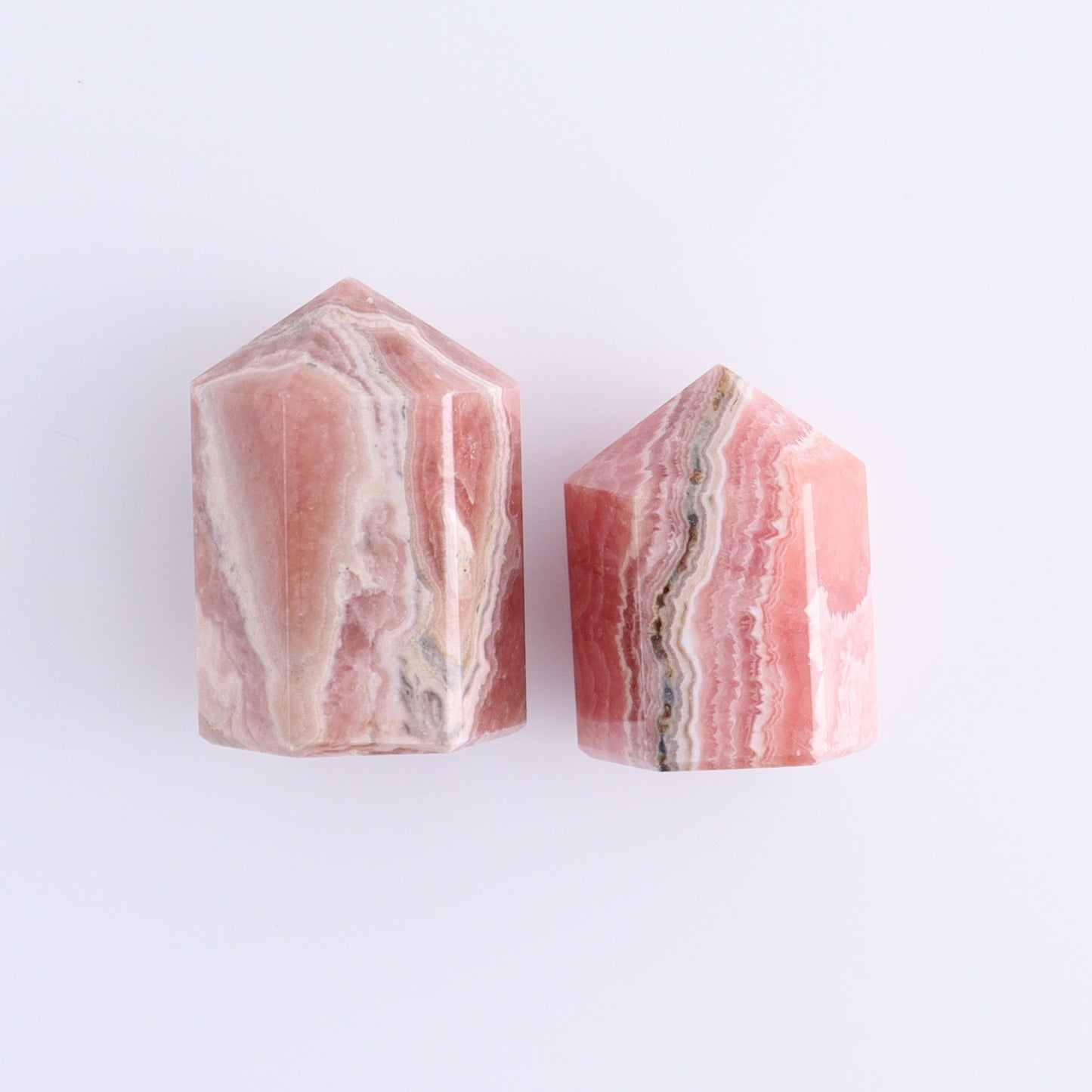 Rhodochrosite Towers Set of 8 - Expert Wholesale and Supplier of Wholesale Crystals & Bulk Gemstones, ["Argentina","Rhodochrosite","Towers"]