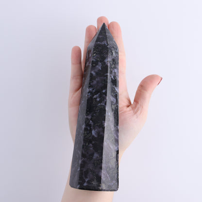 Indigo Gabro Towers Set of 4 - Expert Wholesale and Supplier of Wholesale Crystals & Bulk Gemstones, ["Indigo Gabro","Madagascar","Towers"]