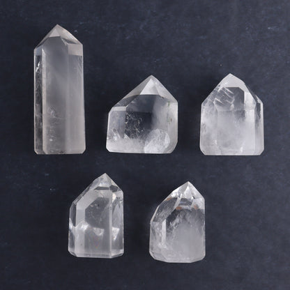Garden Quartz Towers Set of 5 - Expert Wholesale and Supplier of Wholesale Crystals & Bulk Gemstones, ["Garden Quartz","Quartz","Towers"]