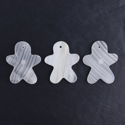 One White Onyx Gingerbread Ornament - Expert Wholesale and Supplier of Wholesale Crystals & Bulk Gemstones, ["Catalog Onyx","Gingerbread","Mexico","onyx","Ornament"]