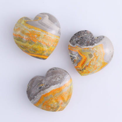 Bumblebee Jasper Hearts Set of 5