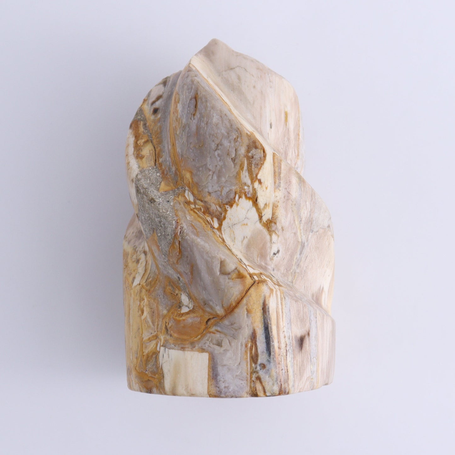 Petrified Wood Flames Set of 4 - Expert Wholesale and Supplier of Wholesale Crystals & Bulk Gemstones, ["Indonesia","Petrified Wood","Spheres"]