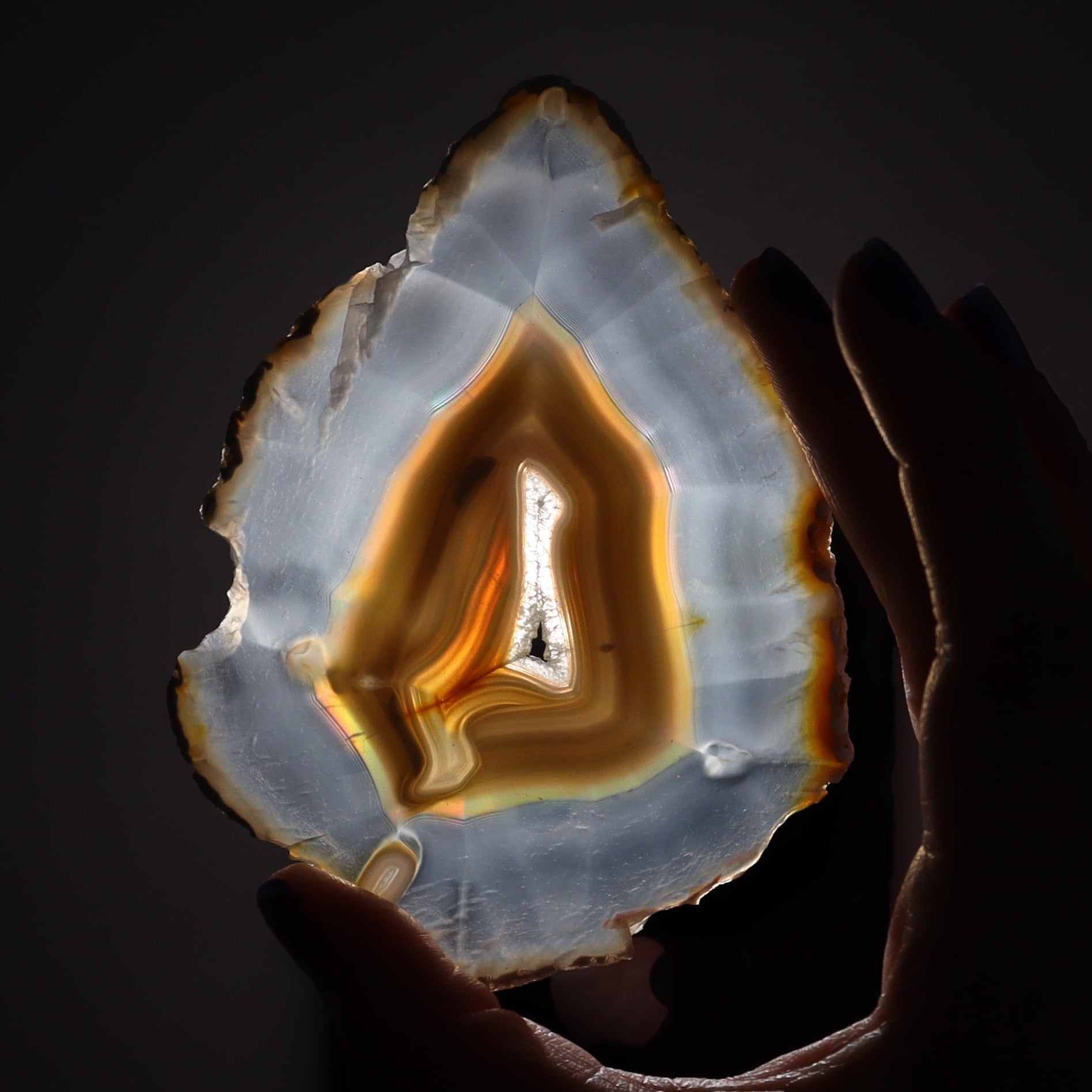 Iris Agate Slices Set of 4 - Expert Wholesale and Supplier of Wholesale Crystals & Bulk Gemstones, ["Agate","Iris Agate","Slices and Slabs"]