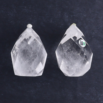 Quartz Faceted Egg with Point Set of 5 - Expert Wholesale and Supplier of Wholesale Crystals & Bulk Gemstones, ["Brazil","Clear Quartz","Mixed Carvings","Quartz"]
