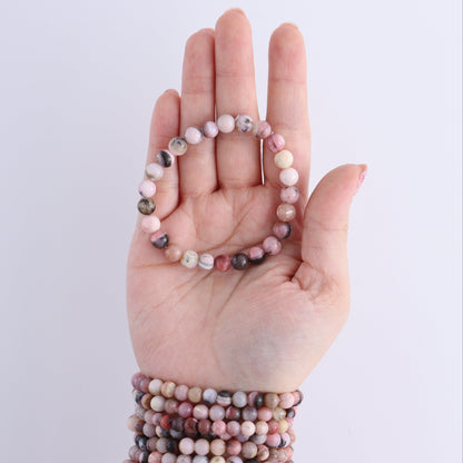 One Pink Opal Bracelet - Expert Wholesale and Supplier of Wholesale Crystals & Bulk Gemstones, ["Bracelet","bracelets","Pink Opal"]