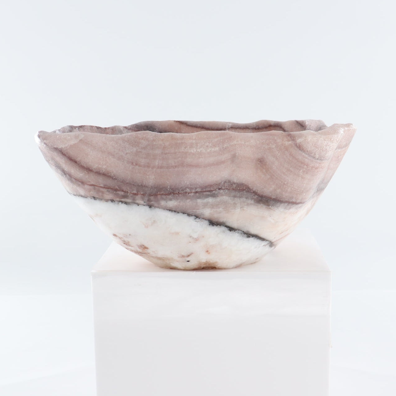 Mexican Onyx/Calcite Bowl 12"