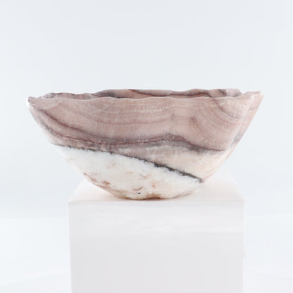 Mexican Onyx/Calcite Bowl 12"