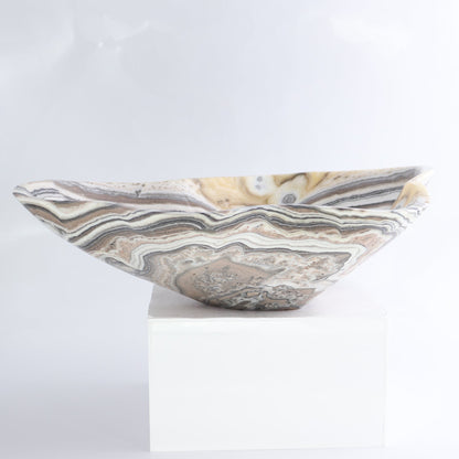 Mexican Onyx/Calcite Bowl 13"