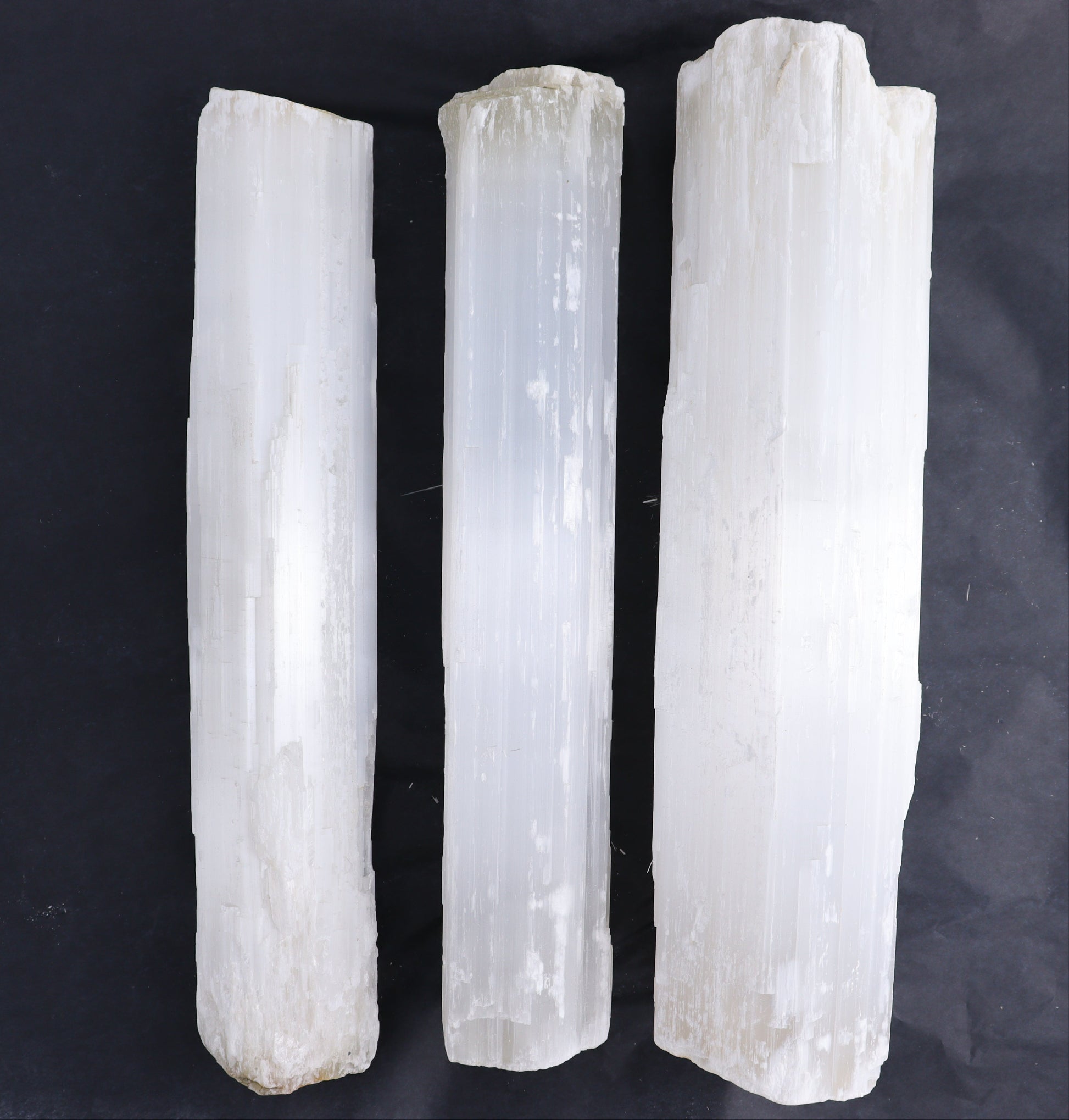Selenite Logs Set of 3 - Expert Wholesale and Supplier of Wholesale Crystals & Bulk Gemstones, ["logs","selenite"]