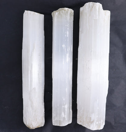 Selenite Logs Set of 3 - Expert Wholesale and Supplier of Wholesale Crystals & Bulk Gemstones, ["logs","selenite"]