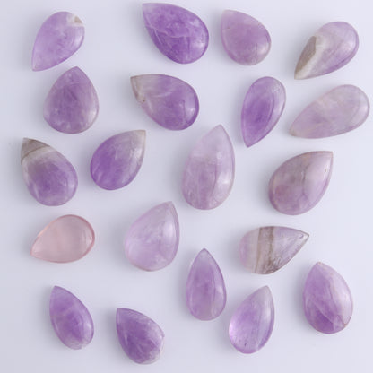 Amethyst Cabs Set of 20 Pieces - Expert Wholesale and Supplier of Wholesale Crystals & Bulk Gemstones, ["Amethyst","Cabs"]