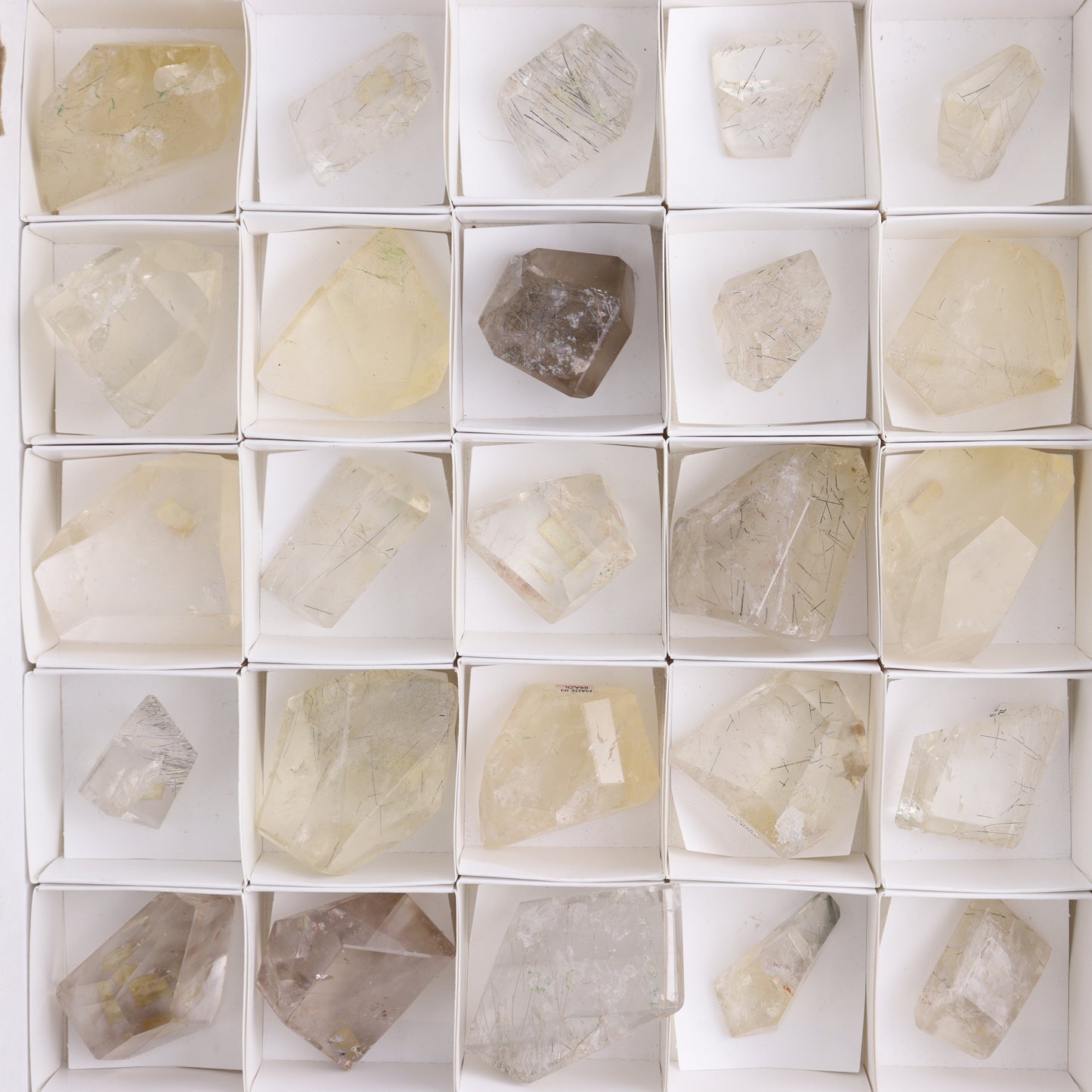 Quartz with Inclusions Feeforms Set of 35