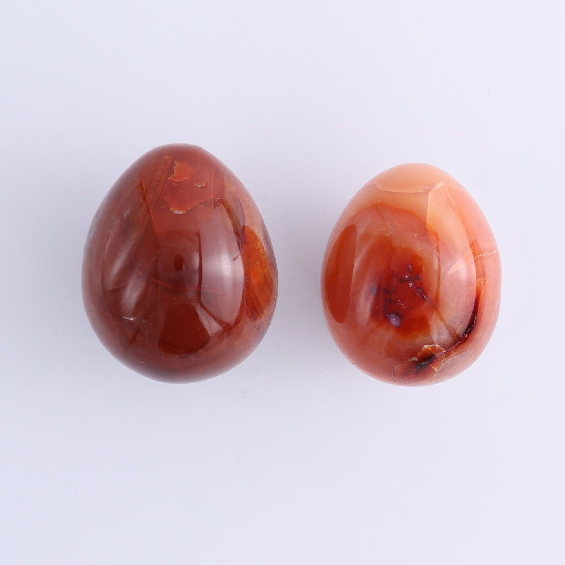 Carnelian Eggs Set of 12 - Expert Wholesale and Supplier of Wholesale Crystals & Bulk Gemstones, ["carnelian","Eggs","Madagascar"]
