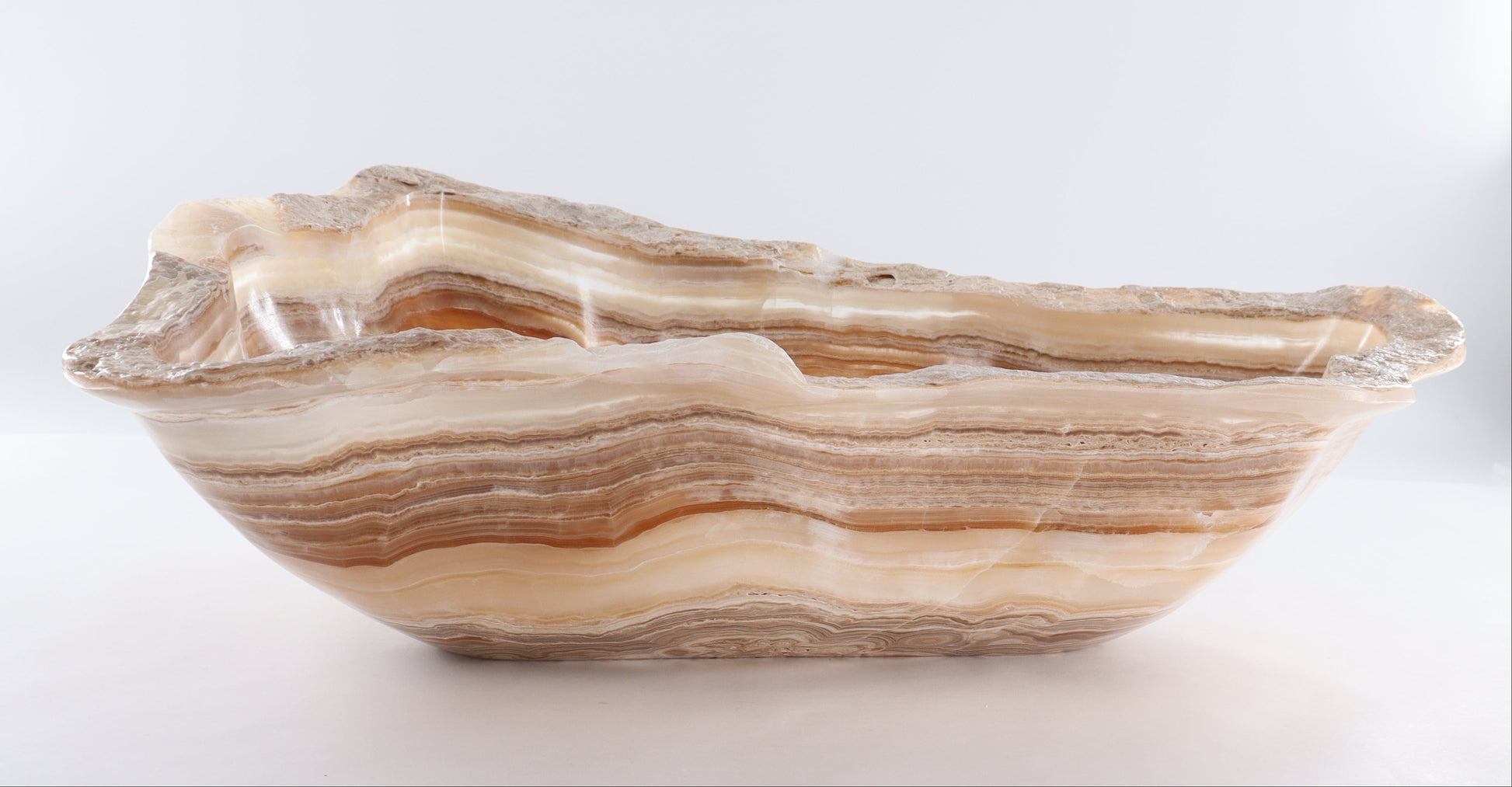Mexican Onyx/Calcite Bowl - Expert Wholesale and Supplier of Wholesale Crystals & Bulk Gemstones, ["Bowls","Calcite","Mexico","onyx"]