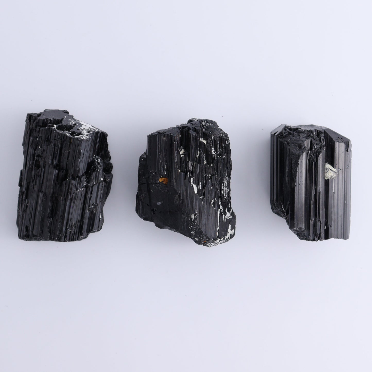 Black Tourmaline Roughs Set of 6 - Expert Wholesale and Supplier of Wholesale Crystals & Bulk Gemstones, ["Black Tourmaline","Madagascar","Rough","Tourmaline"]