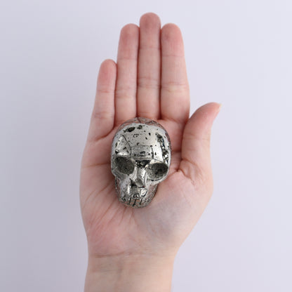 Pyrite Skulls Set of 6 - Expert Wholesale and Supplier of Wholesale Crystals & Bulk Gemstones, ["Hearts","Peru","Pyrite"]
