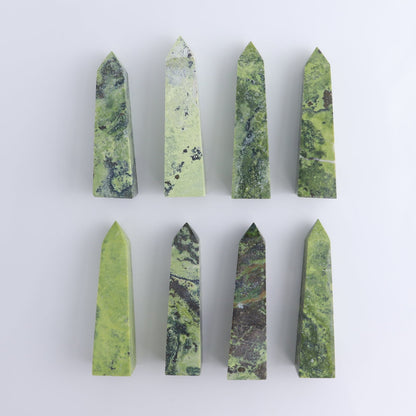 Serpentine Obelisk Set of 8