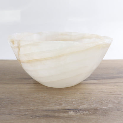 Mexican Onyx/Calcite Bowl 10"