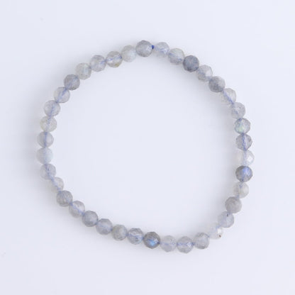 One Faceted Labradorite Bracelet